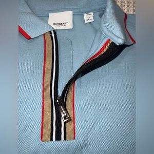 Burberry kids zip up polo. Samuel Icon Stripe Polo Shirt,